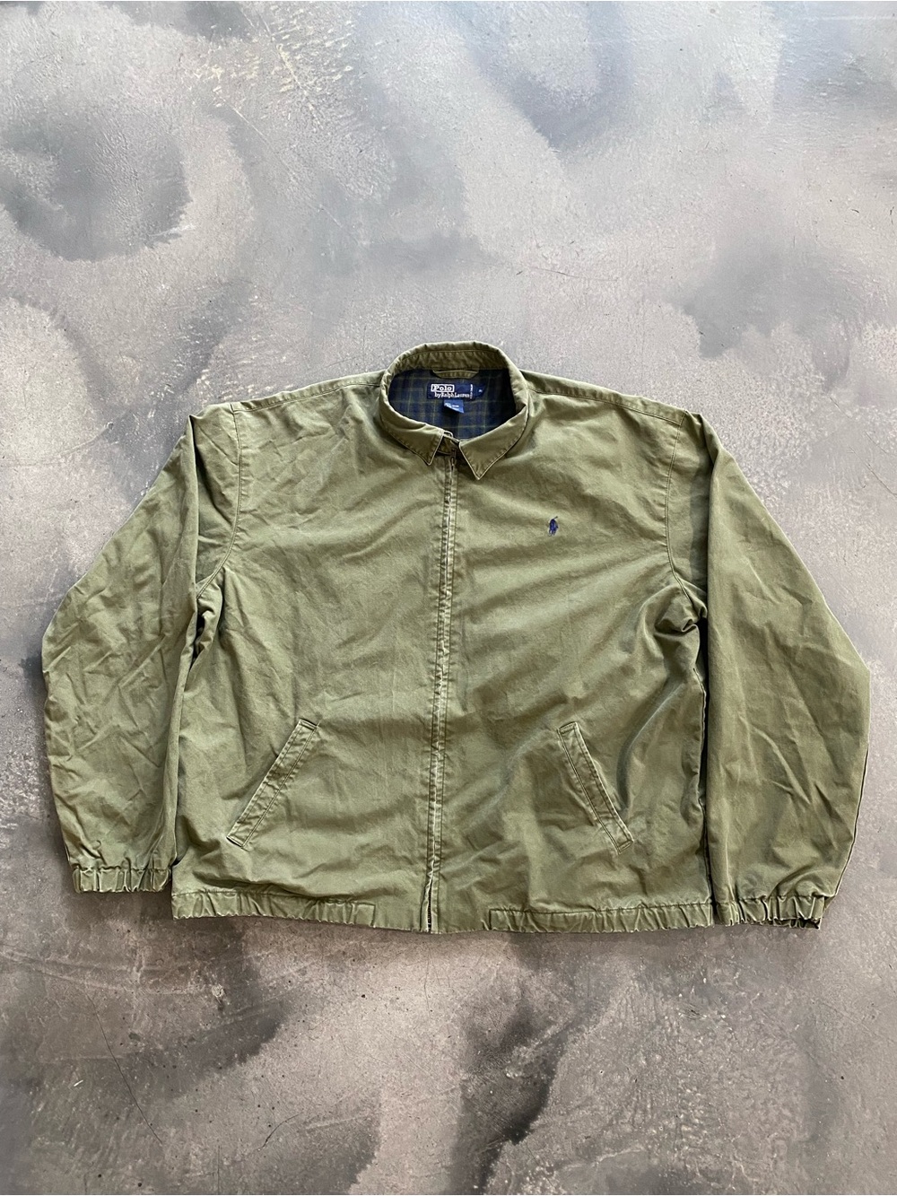Ralph Lauren Olive Green Harrington Jacket Sz XL Mens
May A-1)